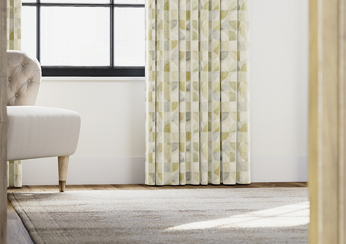 Mosaic Tile, Zest - Made to Measure Curtains - Image 5